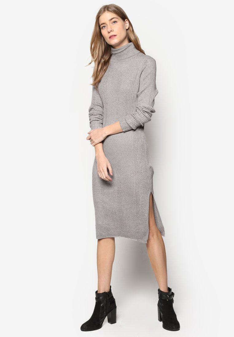 Gray Classic Dress