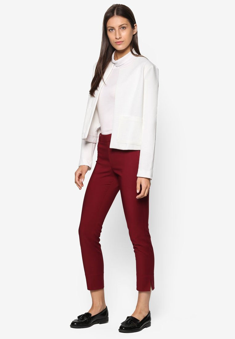 White Velvet Blazer