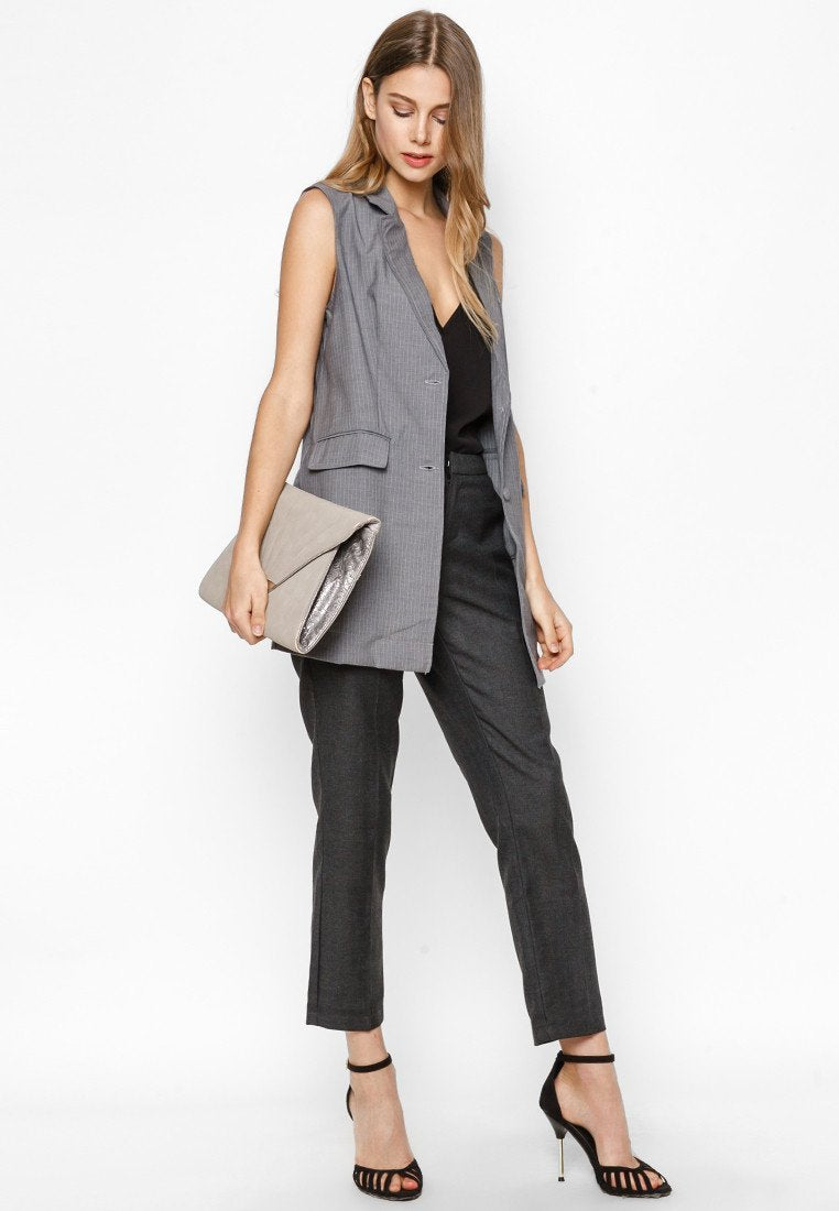 Modern Gray Blazer