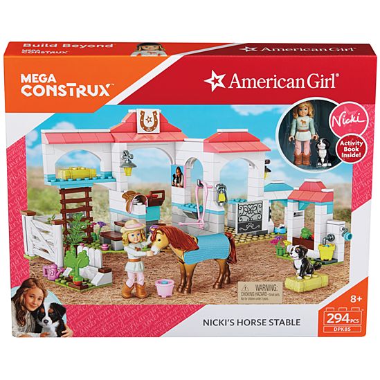 Mega Bloks American Girl Nicki Horse Stables