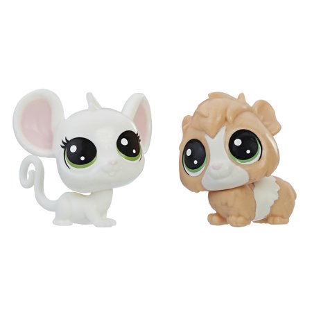 Littlest Pet Shop Zoe Housemouse and Fluffers Guinea